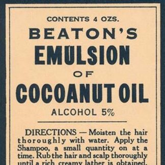Beaton's Emulsion of Cocoanut Oil #2