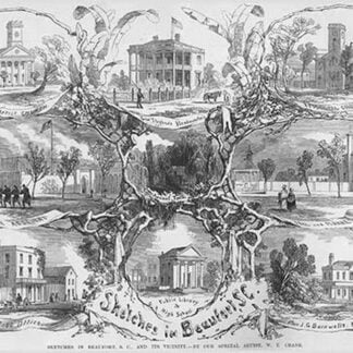 Beaufort South Carolina & Vicinity Points of Interest by Frank Leslie