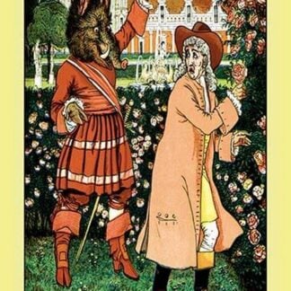 Beauty and the Beast - The Beast in Red by Walter Crane
