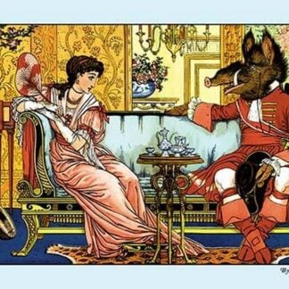 Beauty and the Beast - The Courtship by Walter Crane