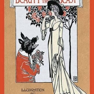 Beauty and the Beast (book cover) by Walter Crane