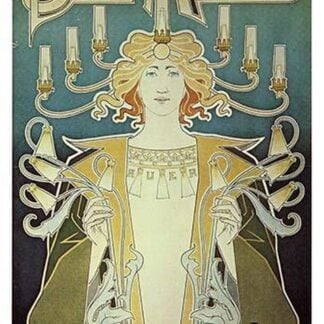Becauer Lamps by Alphonse Mucha