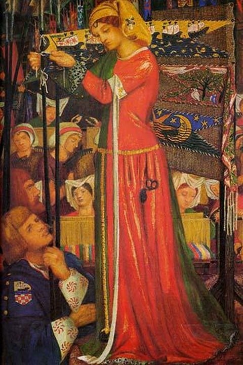 Before the Battle by Dante Gabriel Rossetti