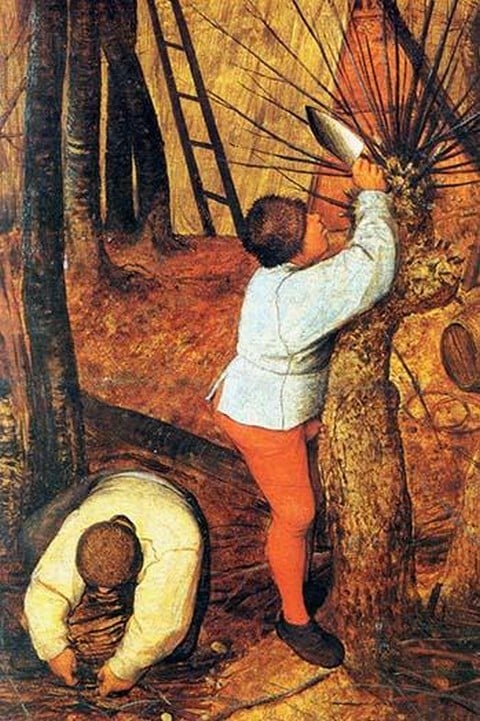 Beginning of Spring - Detail - by Pieter the Elder Brueghel #2