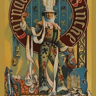 Belgian Mardi Gras poster