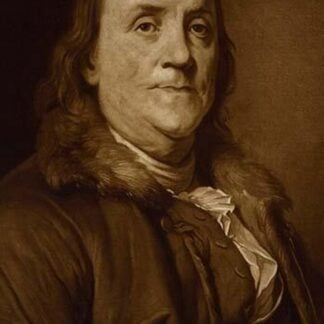 Benjamin Franklin in Fur Collar by Joseph-Siffrede Duplessis