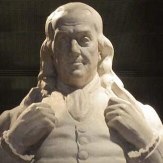 Benjamin Franklin statue at National Portrait Gallery by Billy Hathorn