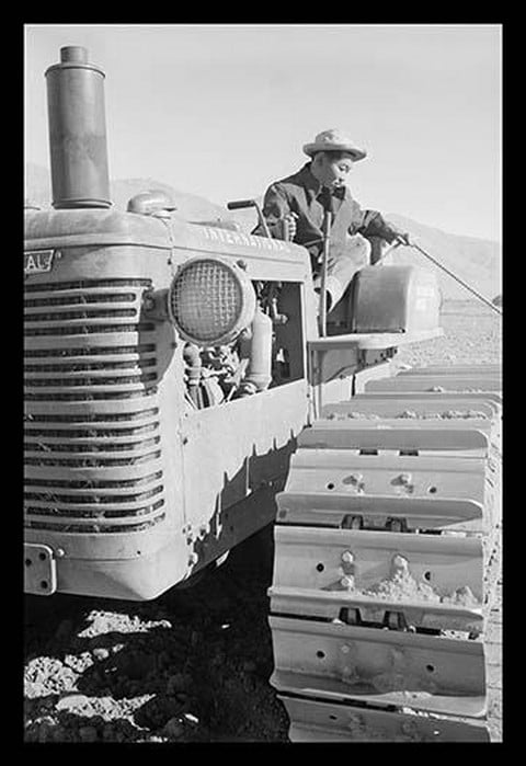 Benji Iguchi on Tractor by Ansel Adams