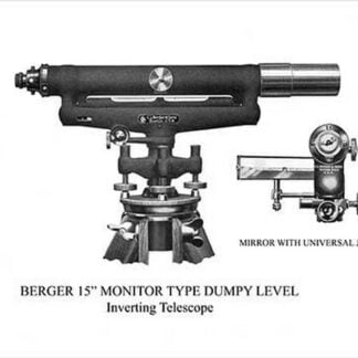 Berger 15' Monitor Type Dumpy Level