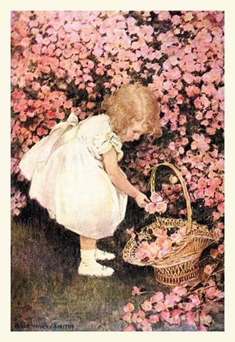 Betty's Posy Shop by Jessie Willcox Smith