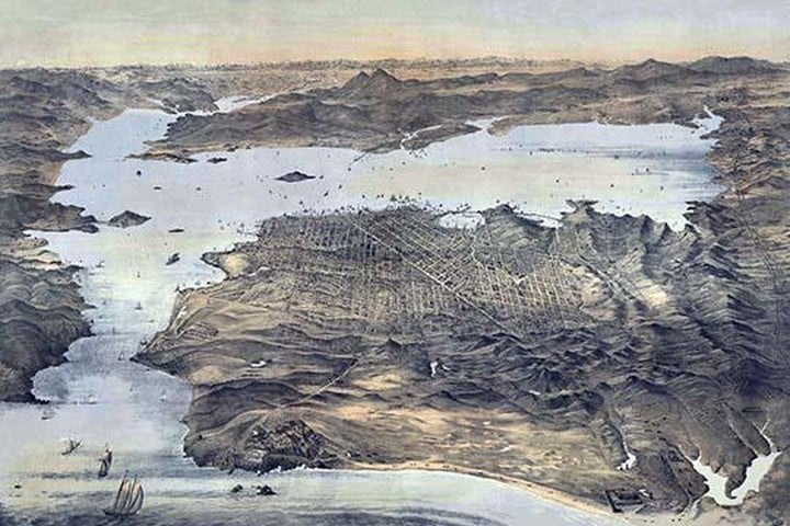Birds-Eye View of San Francisco by George H. Goddard