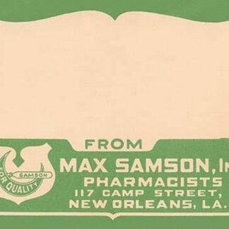 Blank Pharmacy Label