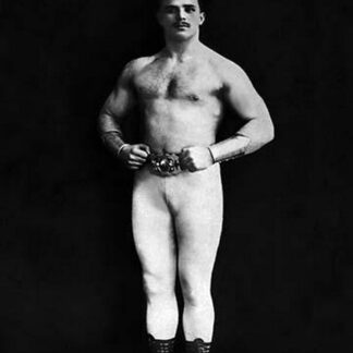 Bodybuilder in Leotard and Boots