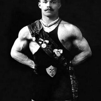Bodybuilder in Sash
