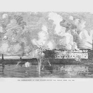 Bombardment of Fort Pulaski by Frank Leslie