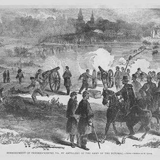 Bombardment of Fredericksburg by Frank Leslie #2