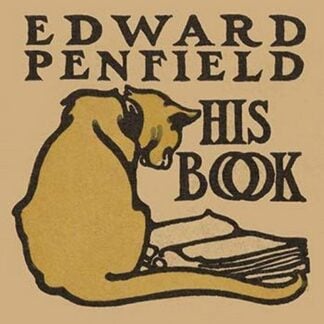 Bookplate of artist Edward Penfield by Edward Penfield