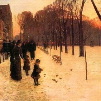 Boston in everyday twilight by Frederick Childe Hassam