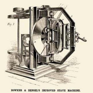 Bowker & Bensel's Improved Stave Machine