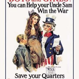 Boys and Girls - War Savings by James Montgomery Flagg