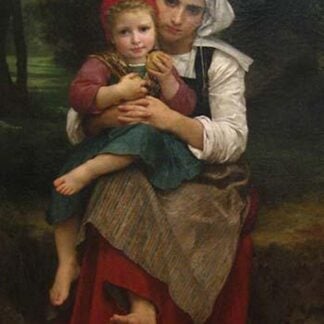 Breton Brother & Sister by William Bouguereau