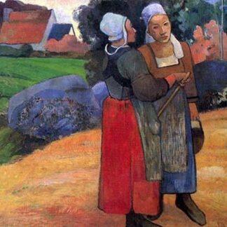 Breton Farmers by Paul Gauguin