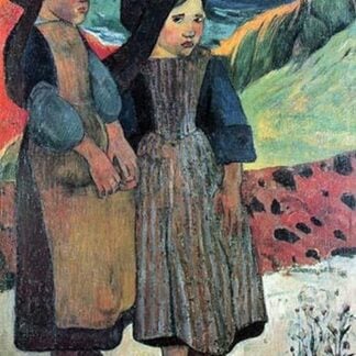 Breton Near Sea by Paul Gauguin