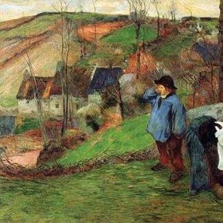 Breton Shepherd by Paul Gauguin