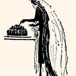 Bride Cuts Her Wedding Cake by Maxfield Parrish