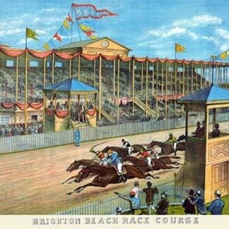 Brighton Beach Race Course by NY Litho