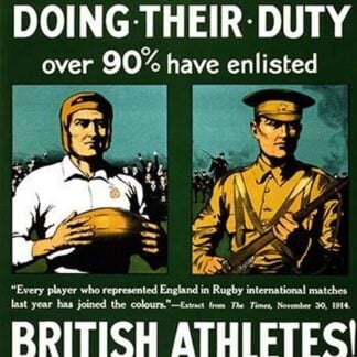 British Athletes! Will you Follow this Glorious Example? by Johnson