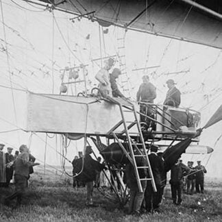 British Dirigible Car upon Landing #2
