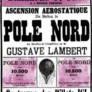 Broadside Announcement of a Balloon Ascension #2