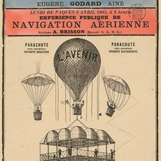 Broadside Announcement of a Balloon Ascension #4