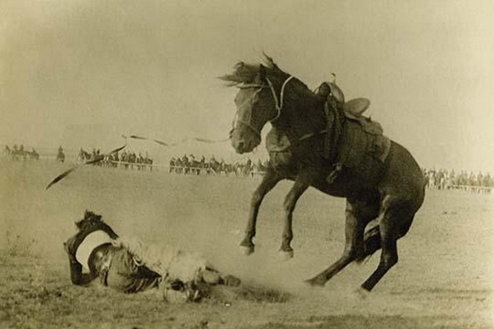 Bucked off a Bronco