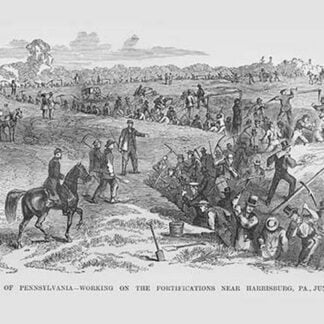 Building Pennsylvania's defenses prior to Lee's Invasion by Frank Leslie