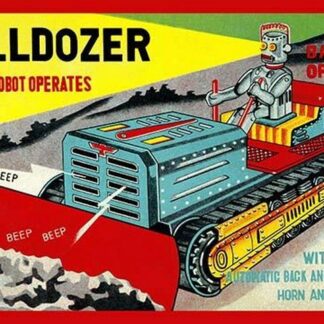 Bulldozer which a Robot Operates