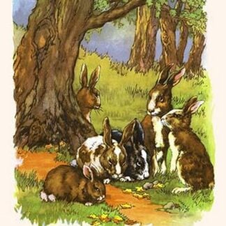 Bunny Family at Home by Bird & Haumann