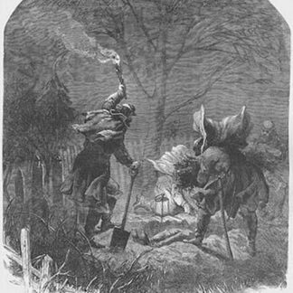 Burial of General Garesche at Stone River by Frank Leslie