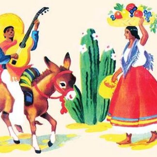 Burro Rider Serenades La Senorita