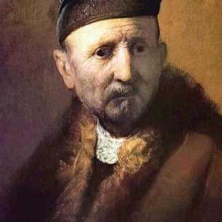 Bust of an Old Man with a Cap by Rembrandt Van Rijn