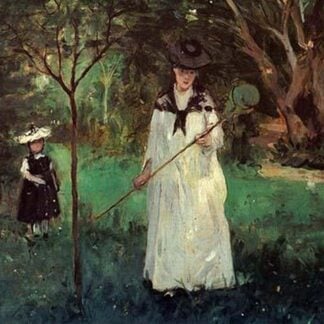 Butterfly Hunting by Berthe Morisot
