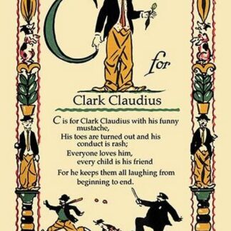 C for Clark Claudius by Tony Sarg