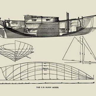C.B. Sloop Midge by Charles P. Kunhardt