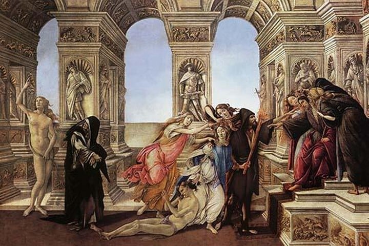 Calumny of Appeles by Sandro Botticelli