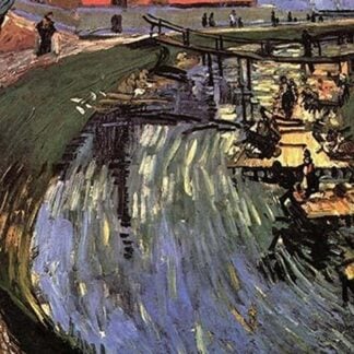Canal with Women Washing by Vincent van Gogh