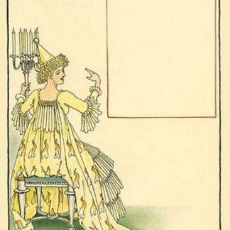 Candlemas opposed all with lighting a candelabra as all were against any such burning during daylight hours by Walter Crane