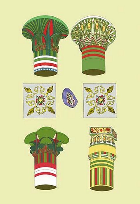 Capitals of Columns by John Gardner Wilkinson