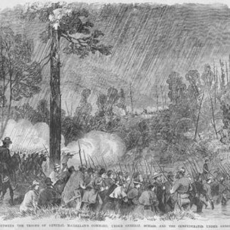 Carrick's Ford or Corrick's Fort by Frank Leslie