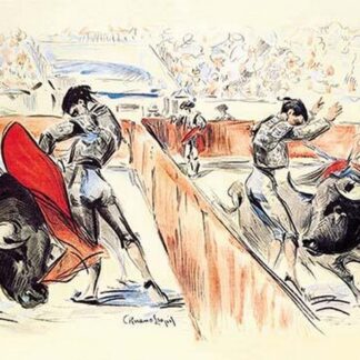 Cartel De Toros Sin Texto de Plaza Partida by Jerome Rogen